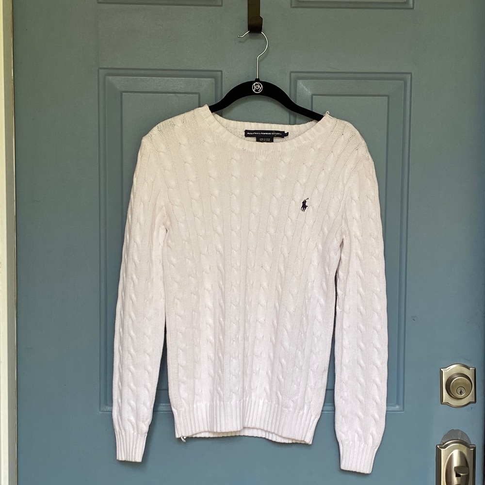 White Polo Sweater